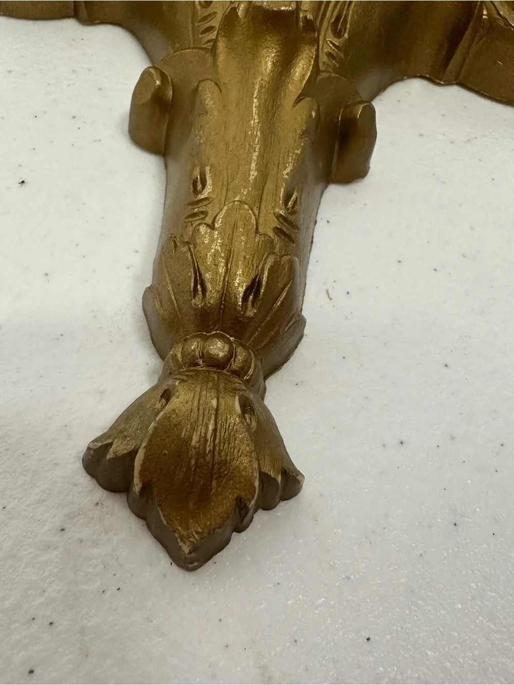 Vintage Syroco Gold Ornate Wall Shelf Hollywood Regency Rococo Decor